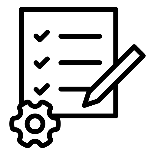 requirement Blitz-Icon umgeben von einem unvollständigen Kreis