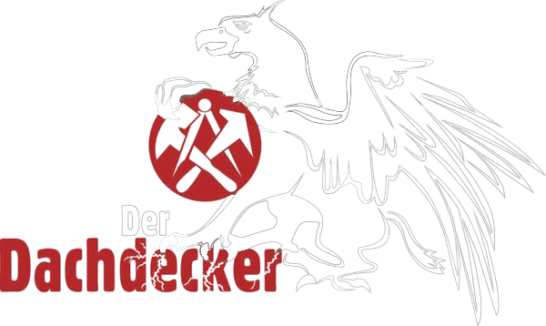 Dachdecker-Logo mit Greif und Stadtwappen